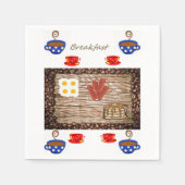 Serviette En Papier Papier (Devant)