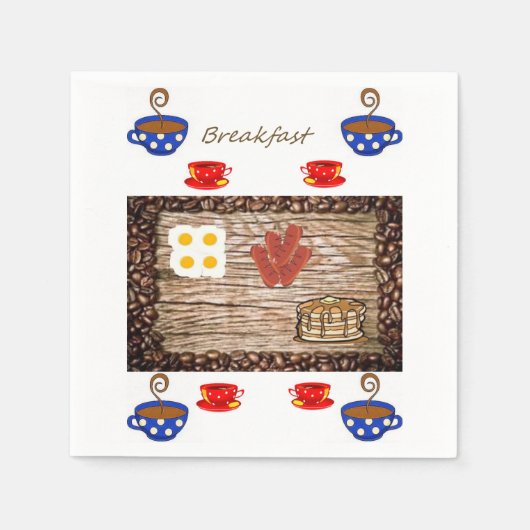 Serviette En Papier Papier (Devant)