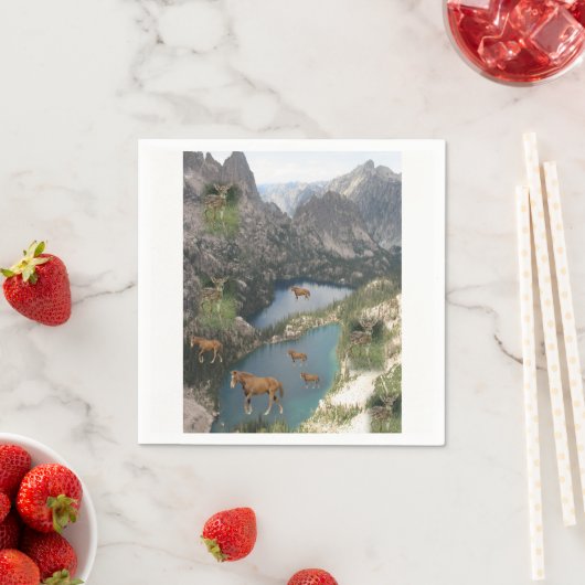 Serviette En Papier Papier (En situation)