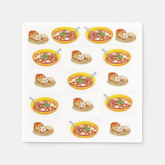 Serviette En Papier Papier (Devant)