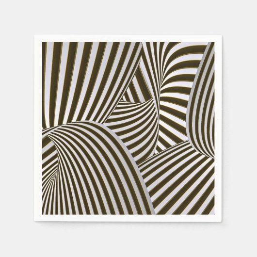 Serviette En Papier Papier 3D Twist (Devant)