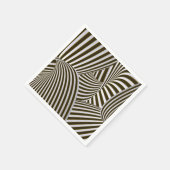 Serviette En Papier Papier 3D Twist (Coin)