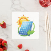 Serviette En Papier Papier à alimentation solaire (En situation)