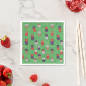 Serviette En Papier Papier à ananas Tropical amusant (En situation)