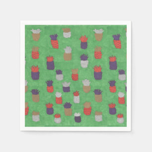 Serviette En Papier Papier à ananas Tropical amusant