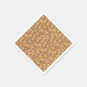 Serviette En Papier Papier à automne floral (Coin)