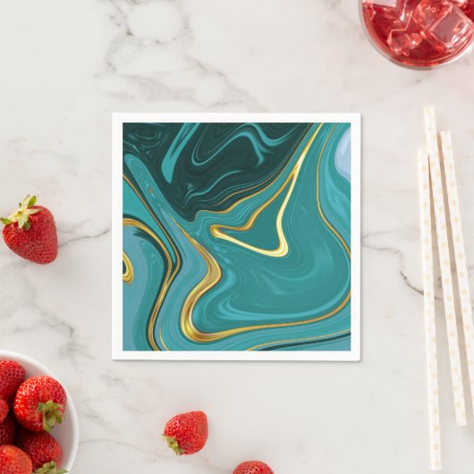 Serviette En Papier Papier à bille de ping-pong (En situation)