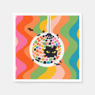 Serviette En Papier Papier à bille Disco Halloween Napkin