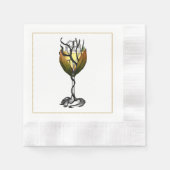 Serviette En Papier Papier à boisson Halloween Partie Napkin (Devant)