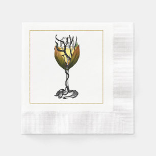 Serviette En Papier Papier à boisson Halloween Partie Napkin