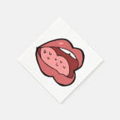 Serviette En Papier Papier à bouche ouverte (Coin)