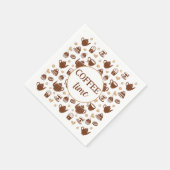 Serviette En Papier Papier à café Napkin (Coin)