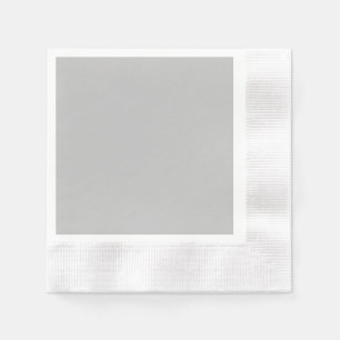 Serviette En Papier Papier à Cocktail Gris Argent Napkin