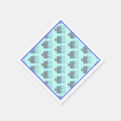 Serviette En Papier Papier à cocktail Menorahs Whimsical (Coin)