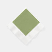 Serviette En Papier Papier à cocktail Moss Green Coin Napkin (Coin)