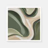 Serviette En Papier Papier à cocktail napkin dans design graphique (Devant)