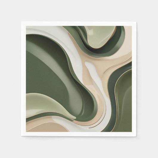 Serviette En Papier Papier à cocktail napkin dans design graphique (Devant)