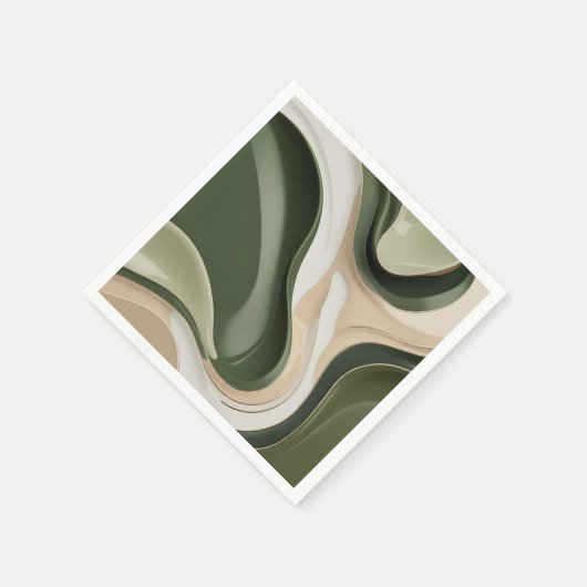 Serviette En Papier Papier à cocktail napkin dans design graphique (Coin)