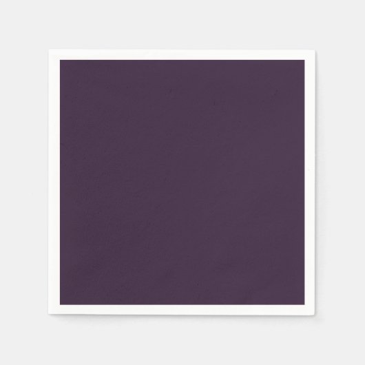 Serviette En Papier Papier à cocktail standard violet foncé Napkin (Devant)