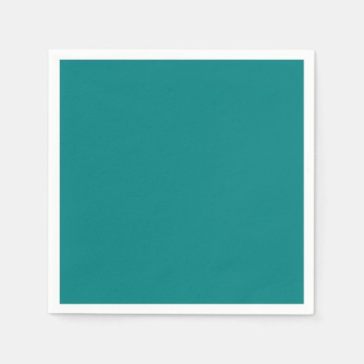 Serviette En Papier Papier à cocktail turquoise (Devant)