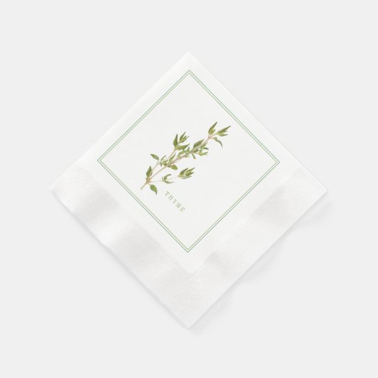 Serviette En Papier Papier à cocktails FRAIS THYME Coin Napkins (Coin)