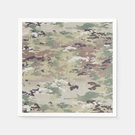 Serviette En Papier Papier à cocktails Napkin Army OCP Camo Uniform Ca (Devant)
