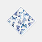 Serviette En Papier Papier à cocktails serviettes-papillons (Coin)