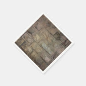 Serviette En Papier Papier à cocktails standard en brique (Coin)