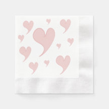 Papier à coeur rose mignon