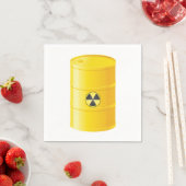 Serviette En Papier Papier à déchets radioactifs (En situation)