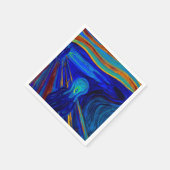 Serviette En Papier Papier à écran bleu Napkin (Coin)