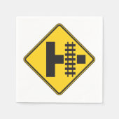 Serviette En Papier Papier à écriteaux de la voie ferrée (Devant)