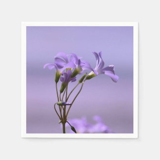 Serviette En Papier Papier à fleurs violettes Napkin