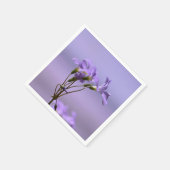Serviette En Papier Papier à fleurs violettes Napkin (Coin)