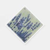 Serviette En Papier Papier à fleurs violettes Napkin (Coin)