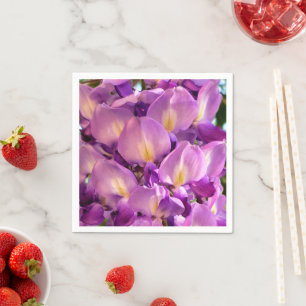 Serviette En Papier Papier à fleurs Wisteria