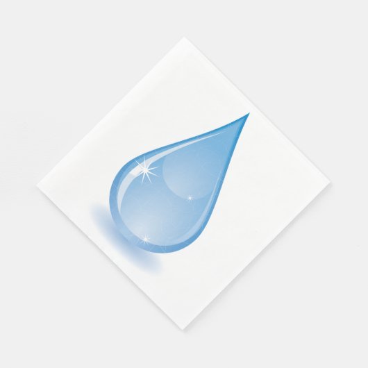 Serviette En Papier Papier à goutte à eau (Coin)