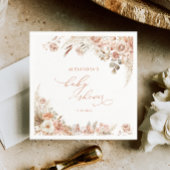 Serviette En Papier Papier à graisse en terre cuite Boho Pampas Napkin