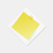 Serviette En Papier Papier à lettres jaunes, papier à lettres (Coin)