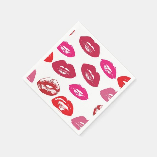 Serviette En Papier Papier à lèvres (Coin)