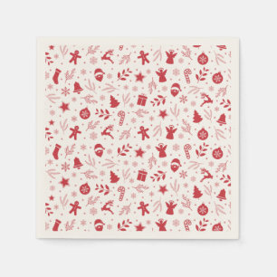 Serviette En Papier Papier à motif pour les vacances de Noël et fête e