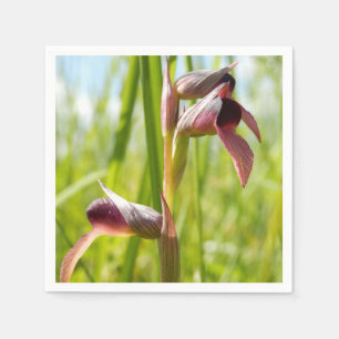 Serviette En Papier Papier à orchidée Tongue