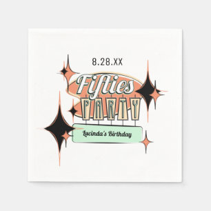 Serviette En Papier Papier à papier du milieu des années cinquante