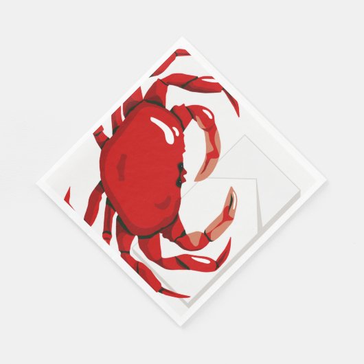 Serviette En Papier Papier à pâte de crabe (Coin)
