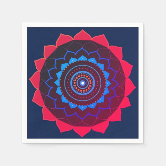 Serviette En Papier Papier à pâte de yoga Napkin (Devant)