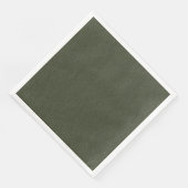 Serviette En Papier Papier à pâte verte de mousse texturé (Coin)