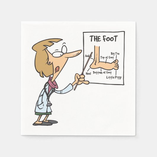 Serviette En Papier Papier à pied (Devant)