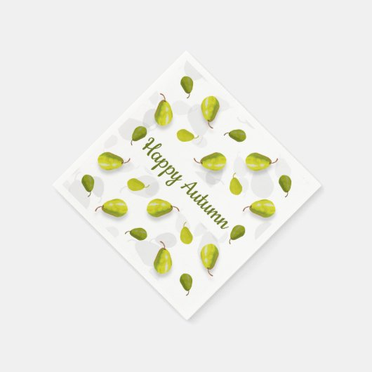 Serviette En Papier Papier à poires (Coin)