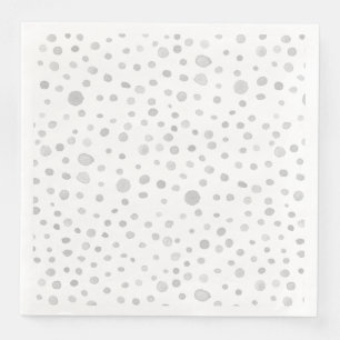 Serviette En Papier Papier à pois de Confetti de brouillard Aquarelle