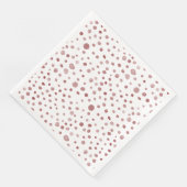 Serviette En Papier Papier à pois Ruby Confetti (Coin)